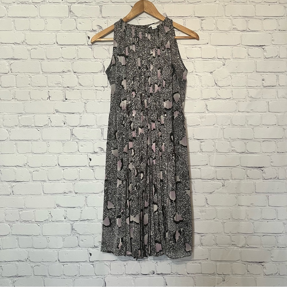 Diane Von Furstenberg Ria Pleated Dress Size 0